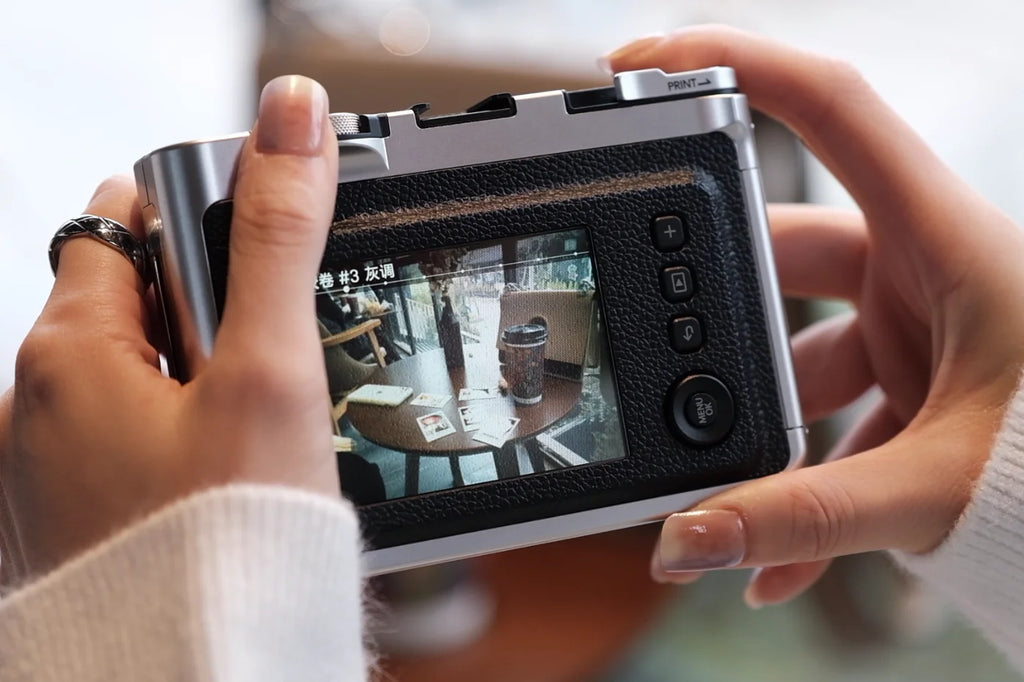 Original Fujifilm Instax Mini Evo Camera Fuji Instant Camera Smartphone Photos Print Camera Optional White Film 20/40 sheets